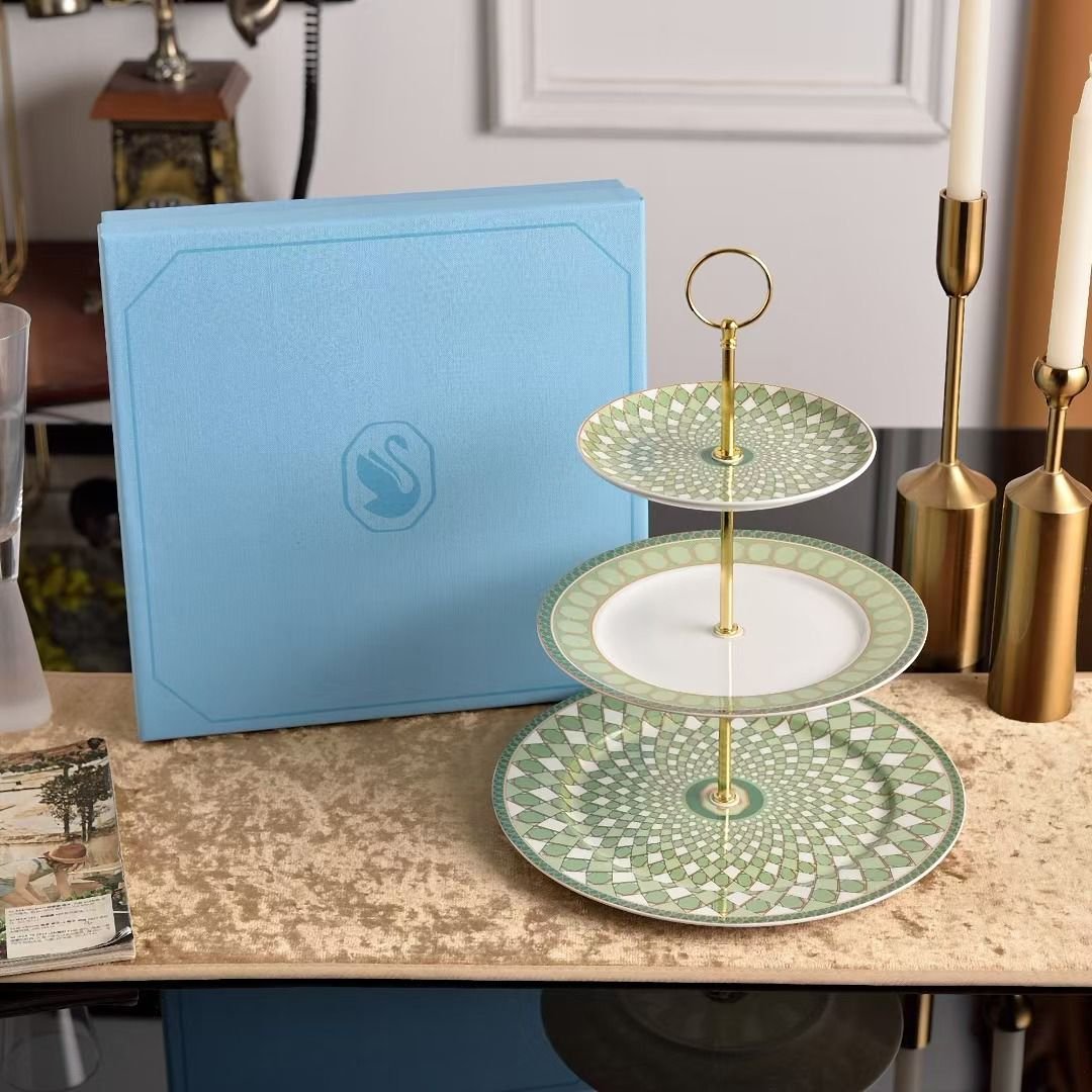 Swarovski sweet serving stand for cupcake three tires